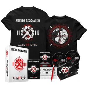 Suicide commando t-shirt & cd bundle with Auto Draft option.